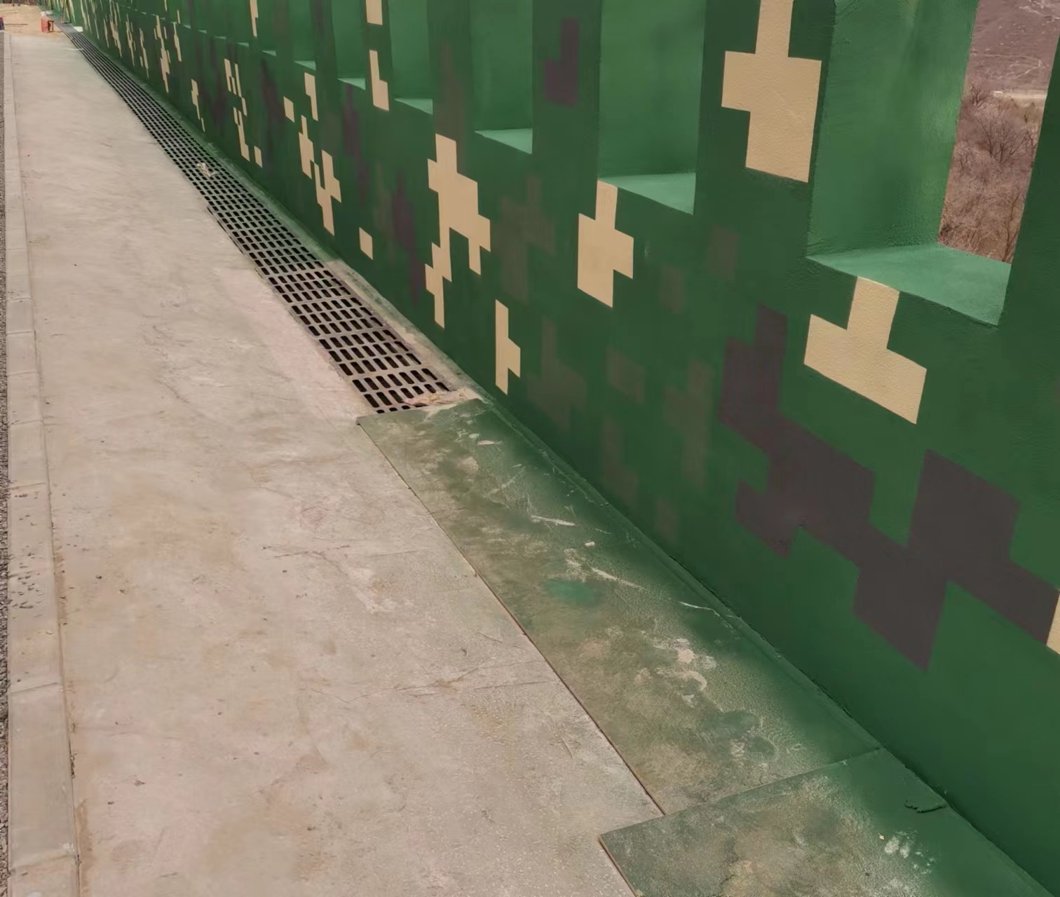 海淀围墙迷彩喷涂,数迷彩漆